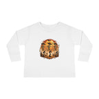 Dancing Cowboy Skeleton Halloween Long Sleeve – Toddler