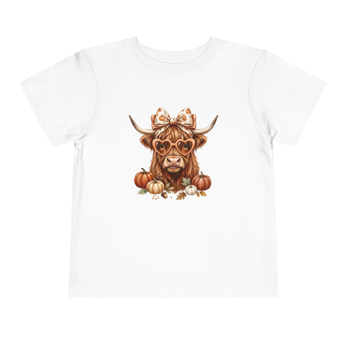Fall Highland Cow Tee – Toddler