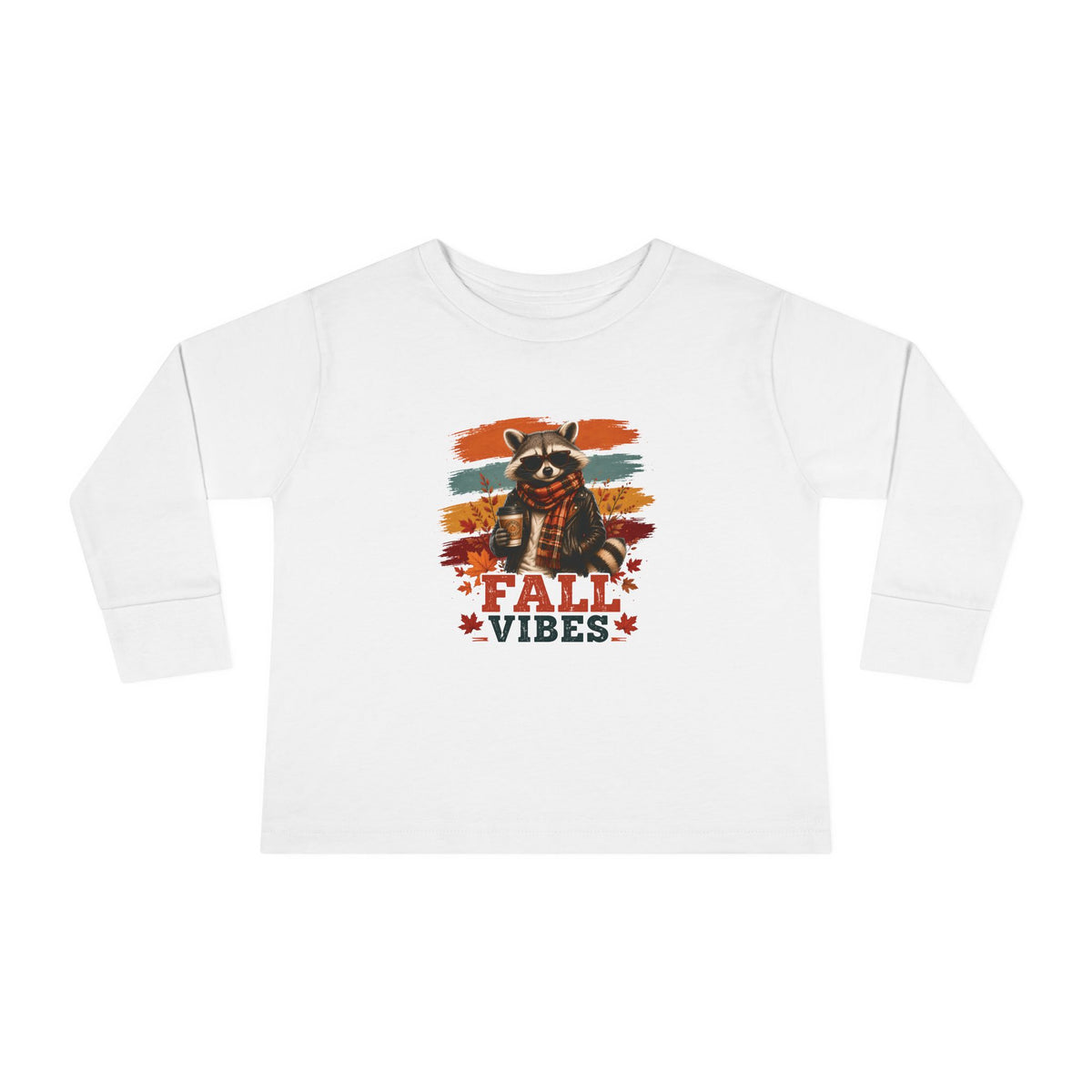Cool Raccoon Fall Long Sleeve – Toddler