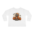 Retro Raccoon Ghost Halloween Long Sleeve – Toddler