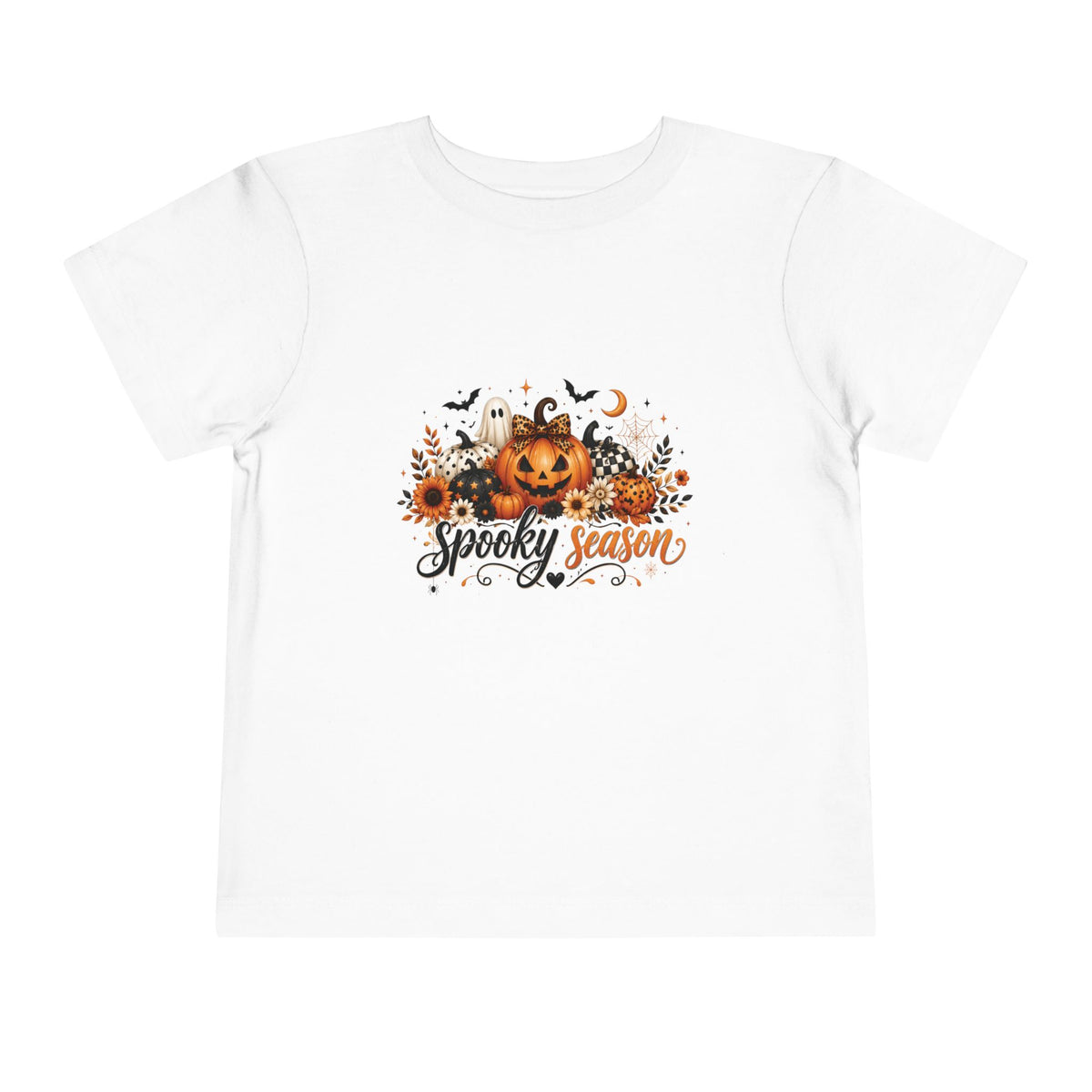 Spooky Season Pumpkin Halloween Tee – Toddler