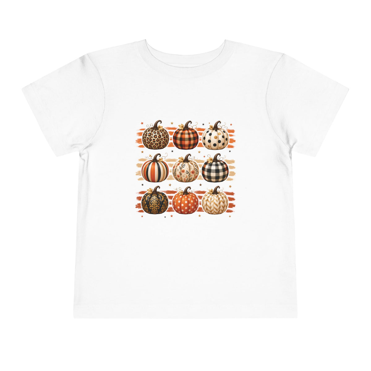 Patterned Pumpkin Fall Tee – Toddler