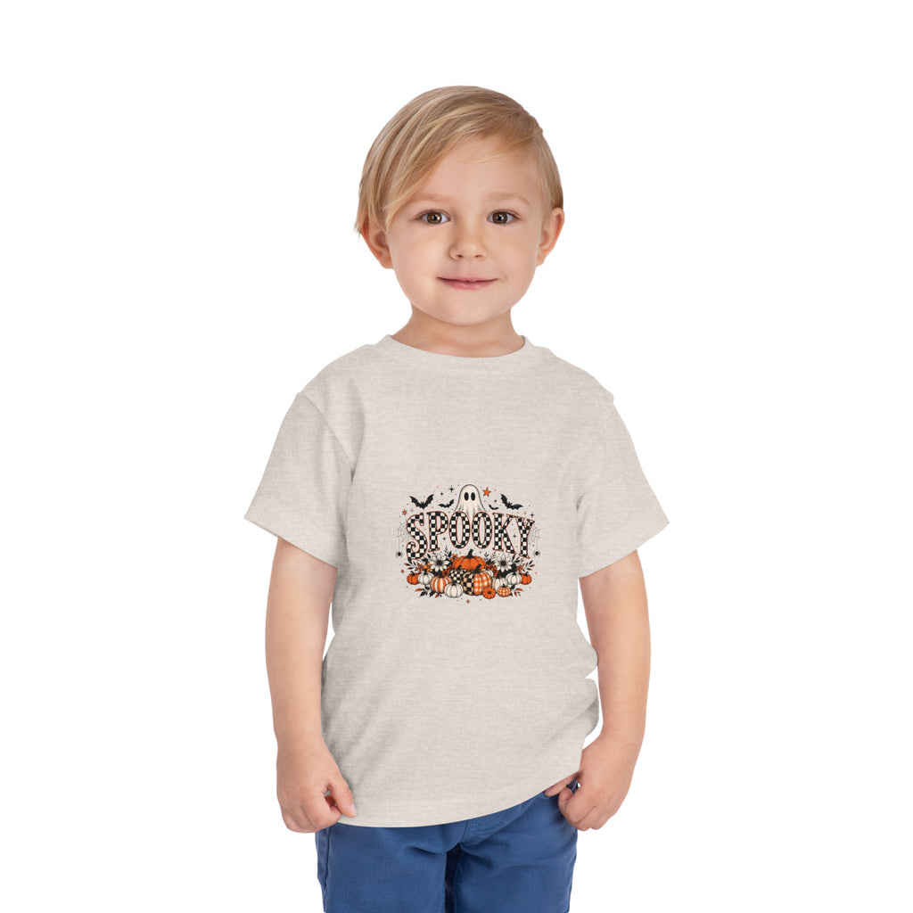 Toddler Spooky Ghost Halloween Graphic Tee