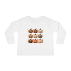 Patterned Pumpkin Fall Long Sleeve – Toddler