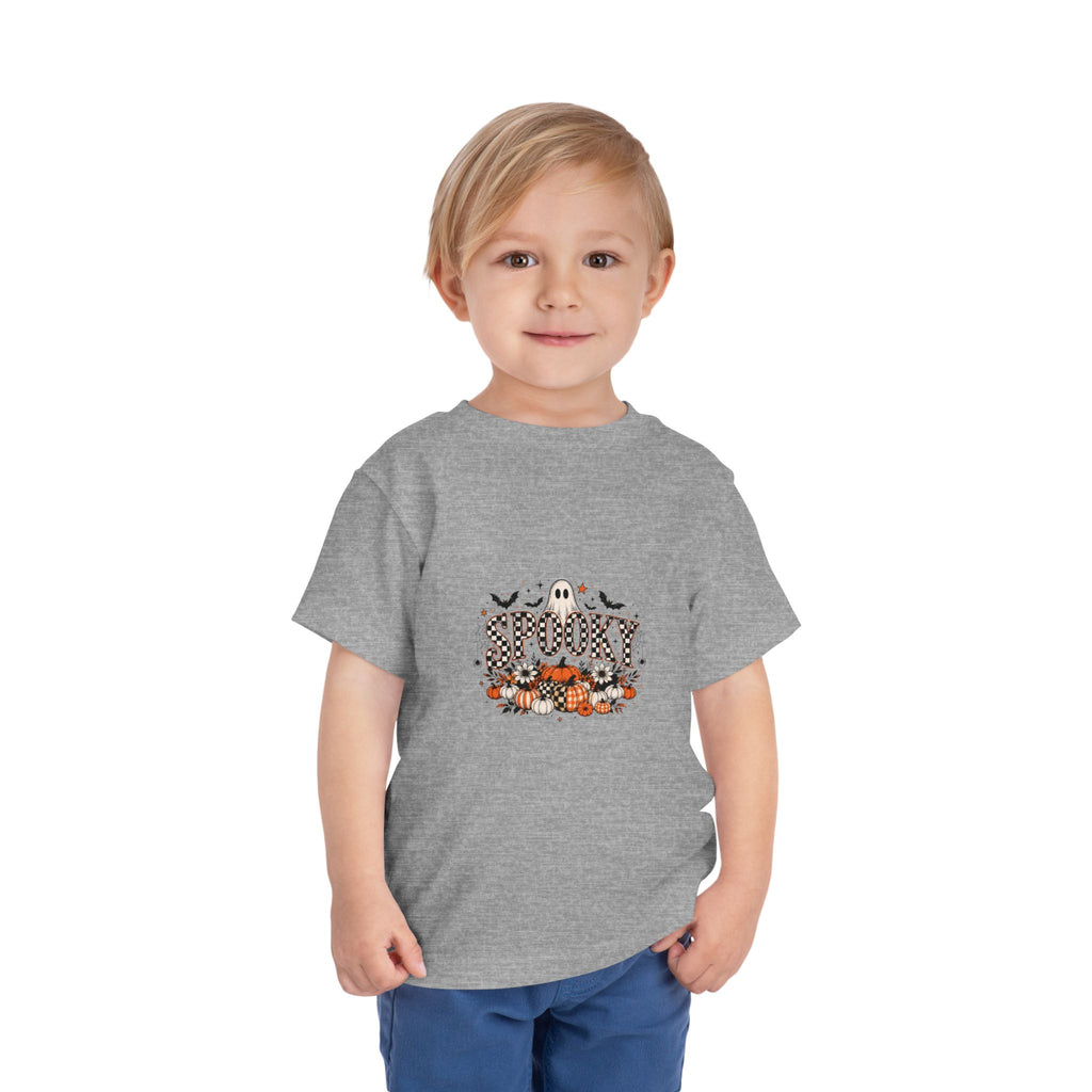 Toddler Spooky Ghost Halloween Graphic Tee