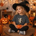 Grumpy Ghost Coffee Halloween Tee – Toddler