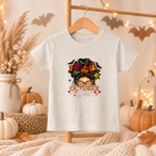 Messy Bun Girl Halloween Tee – Toddler
