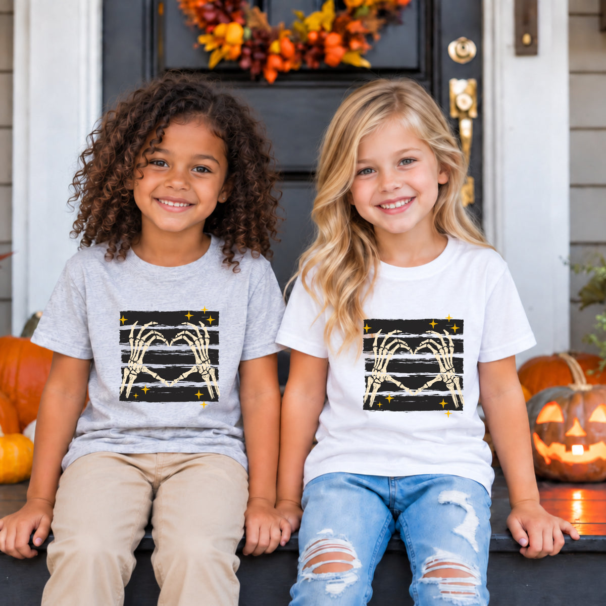 Halloween Stripes Tee – Toddler