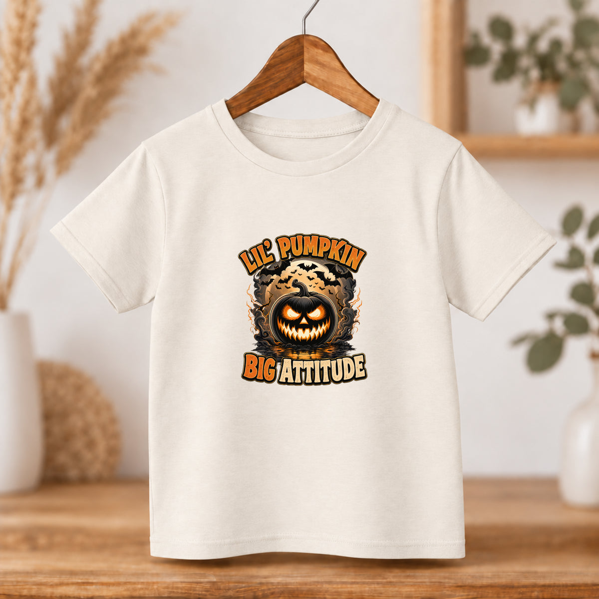 Spooky Scary Pumpkin Halloween Tee – Toddler