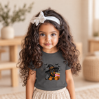 Dachshund Witch Halloween Tee – Toddler