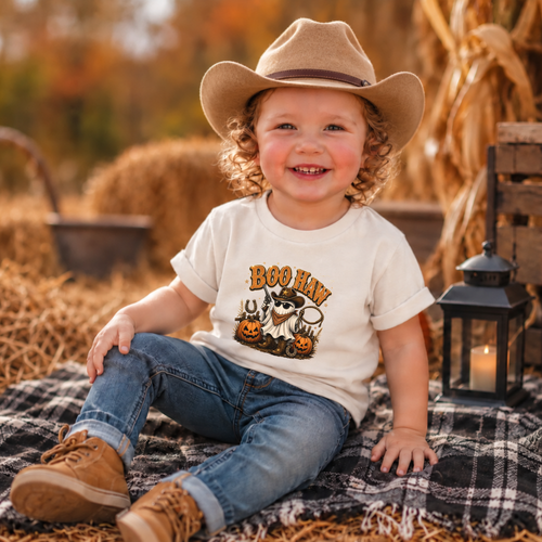 Boo Haw Cowboy Halloween Tee – Toddler