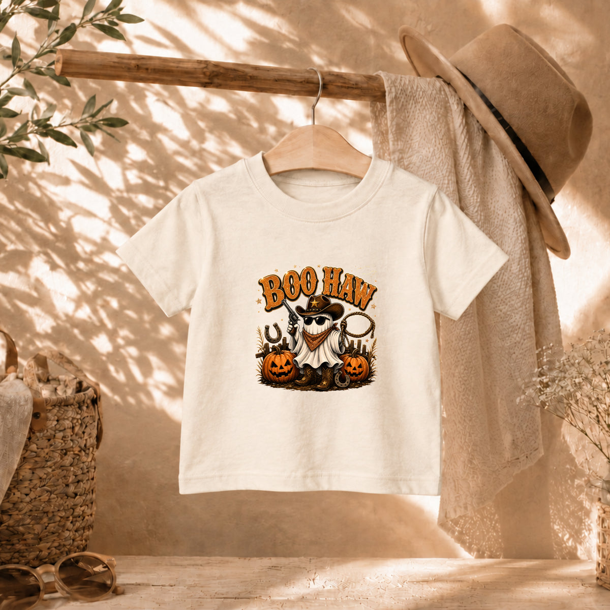 Boo Haw Cowboy Halloween Tee – Toddler