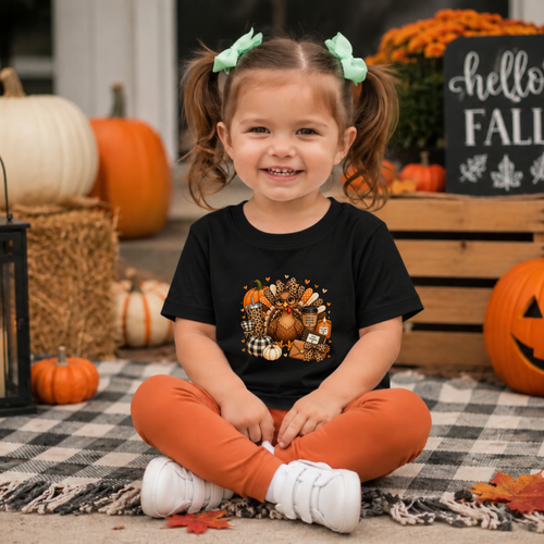 Coquette Turkey Thanksgiving Tee – Toddler