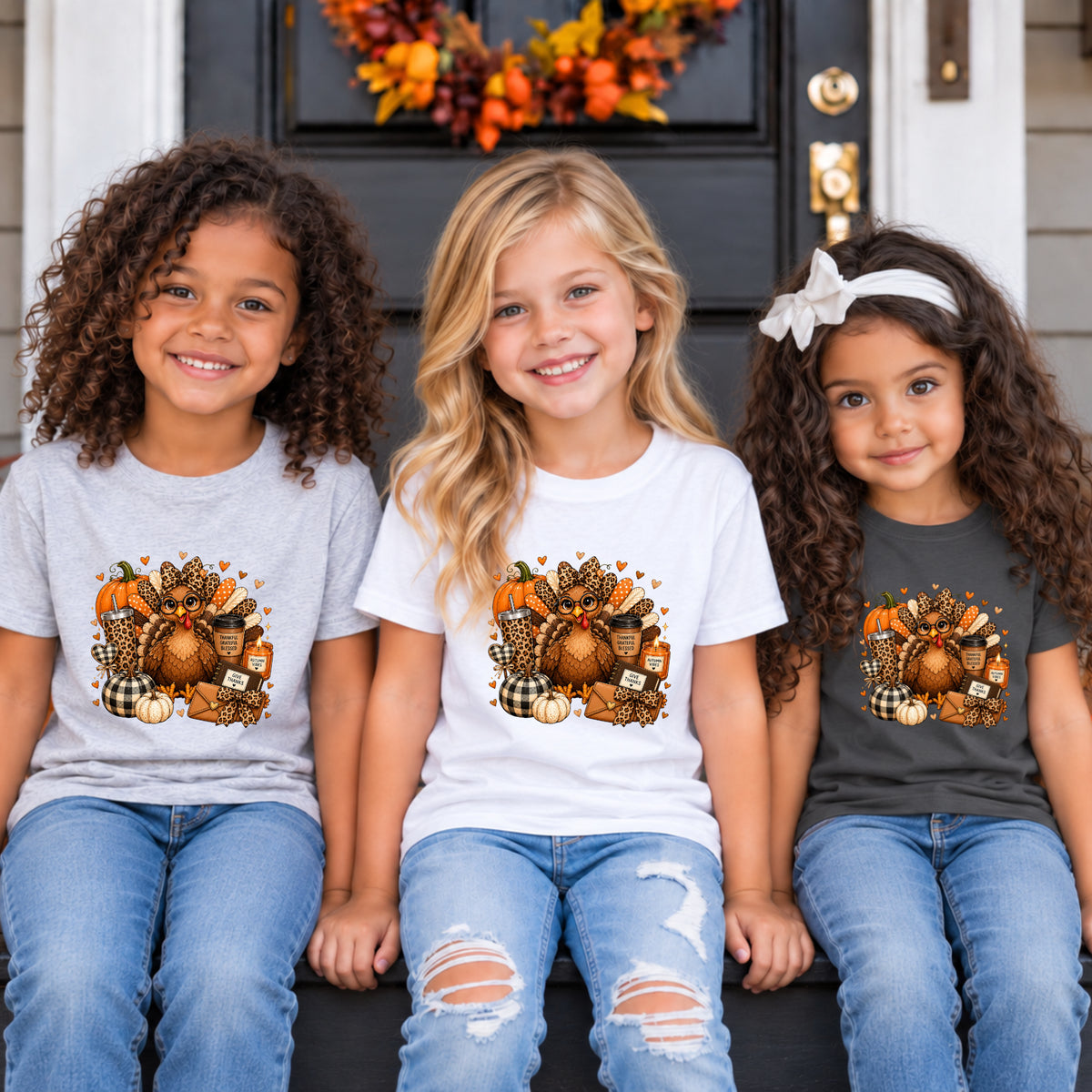 Coquette Turkey Thanksgiving Tee – Toddler