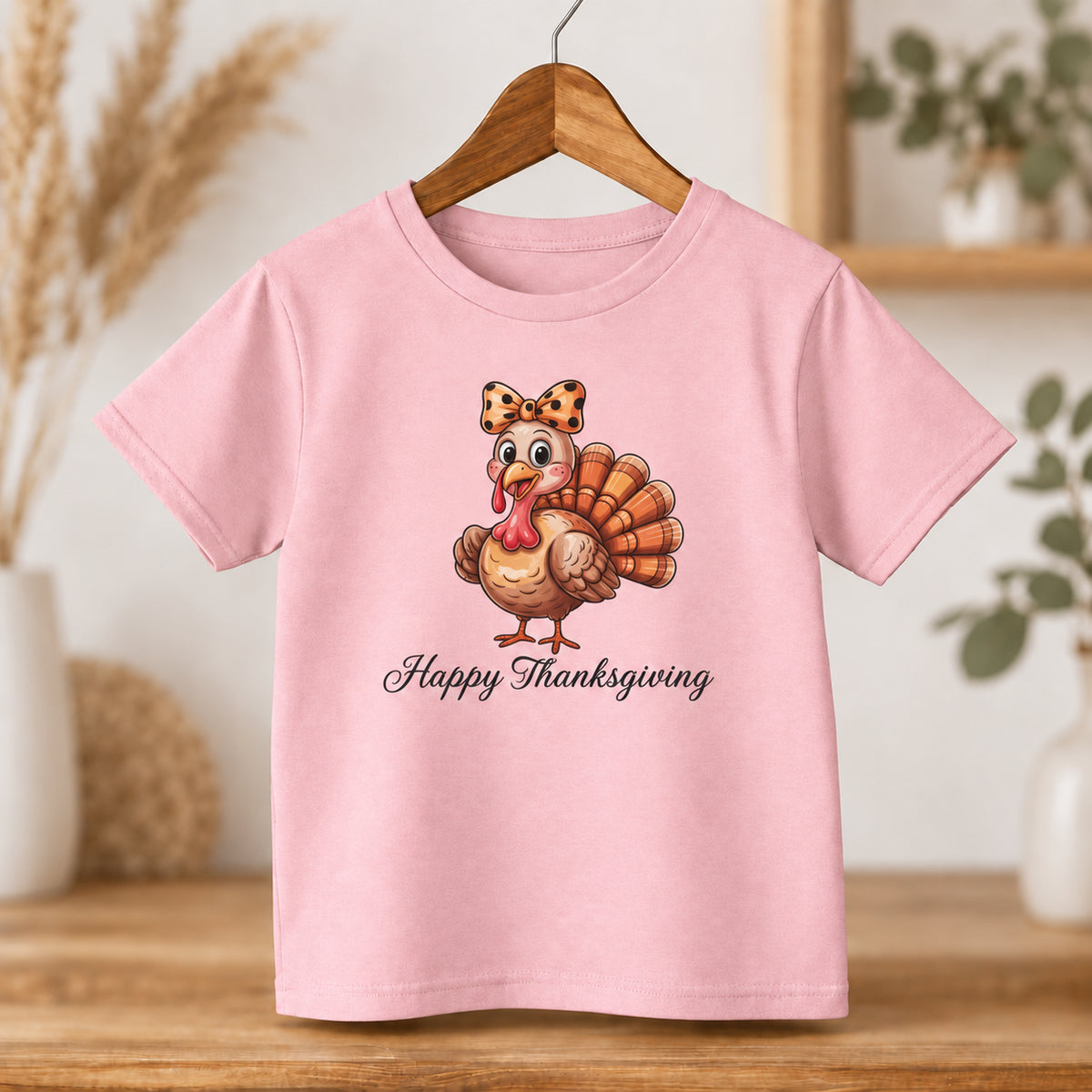 Preppy Girl Thanksgiving Tee – Toddler
