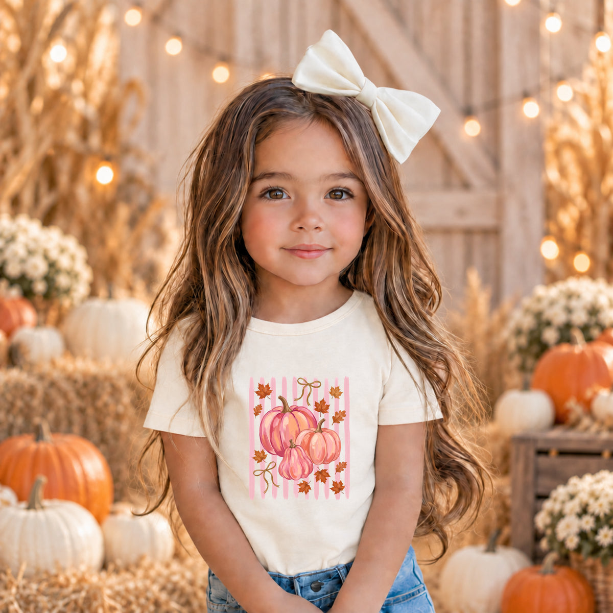 Preppy Pumpkin Fall Tee – Toddler