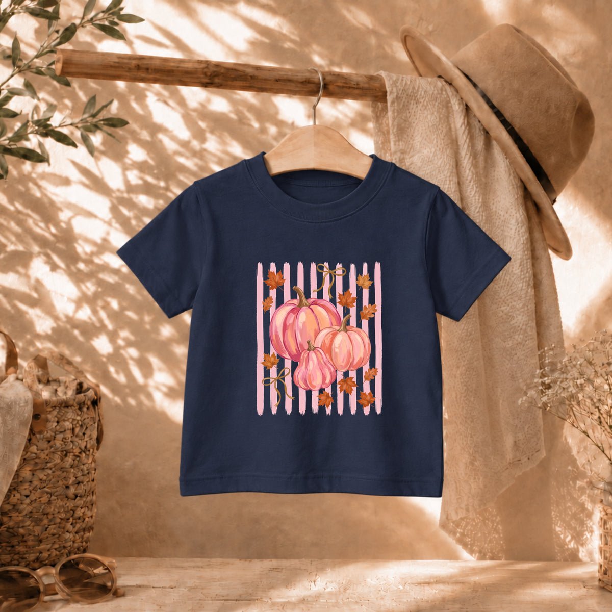Preppy Pumpkin Fall Tee – Toddler