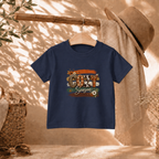 Leopard Cow Print Fall Tee – Toddler