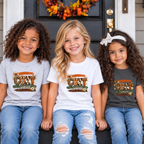 Leopard Cow Print Fall Tee – Toddler