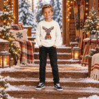 Moose Be Crazy Funny Long Sleeve – Youth