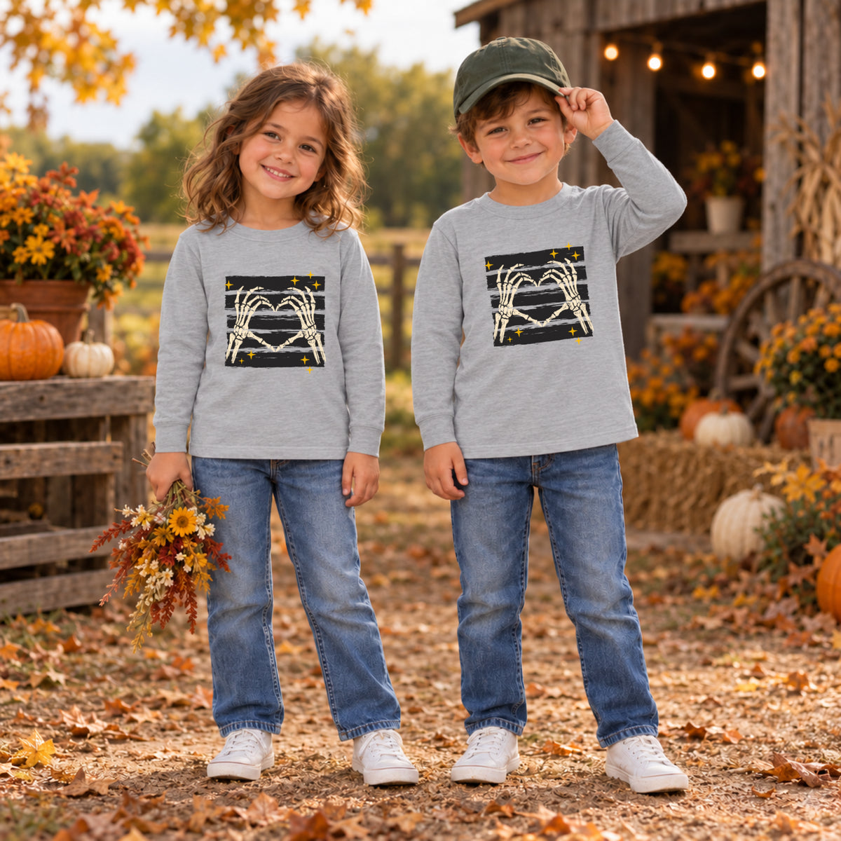 Halloween Stripes Long Sleeve – Toddler