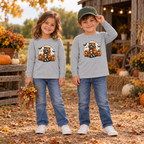 Retro Raccoon Ghost Halloween Long Sleeve – Toddler