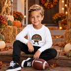 Football Turkey Thanksgiving Long Sleeve – Toddler