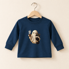 Grumpy Ghost Coffee Halloween Long Sleeve – Toddler