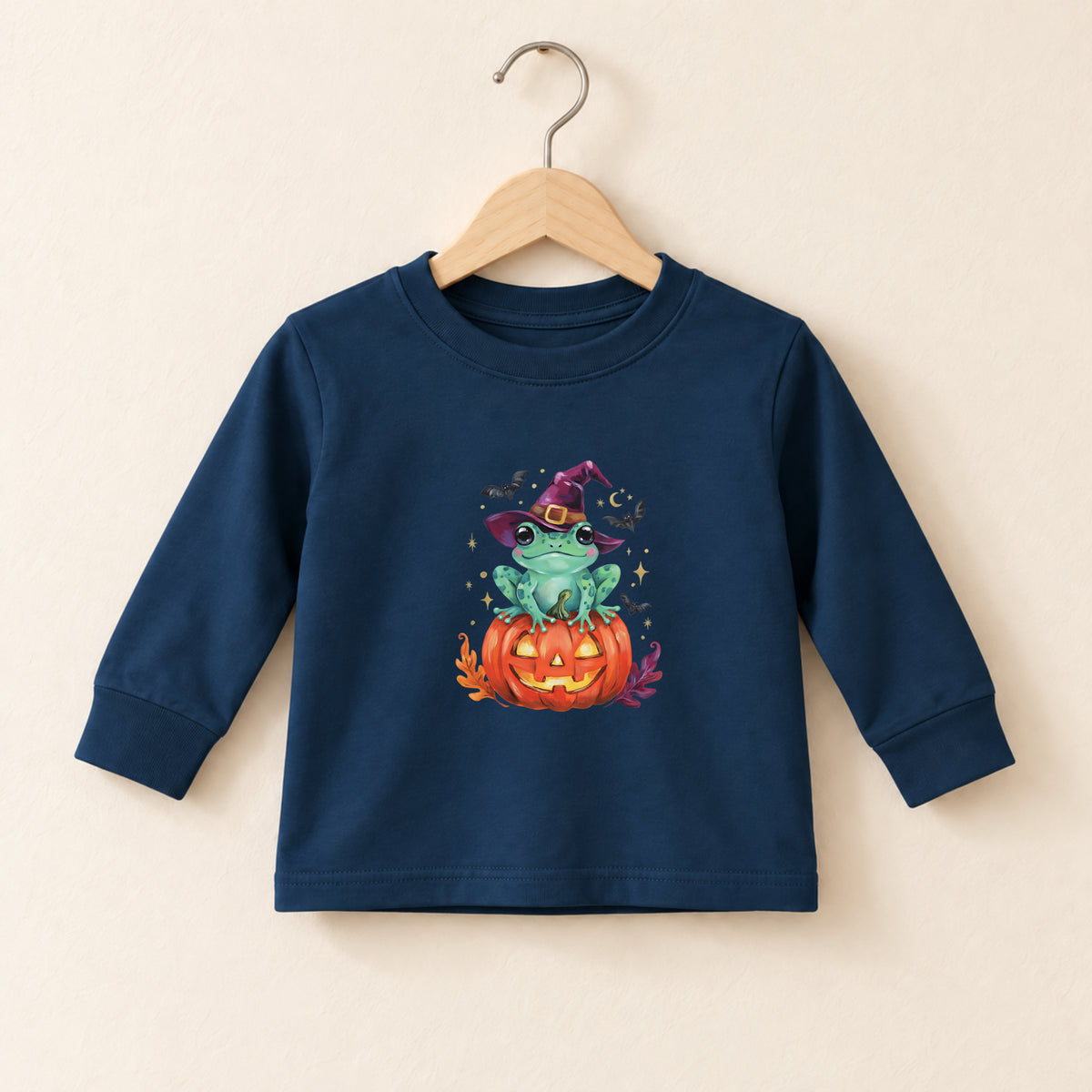 Witch Frog Halloween Long Sleeve – Toddler