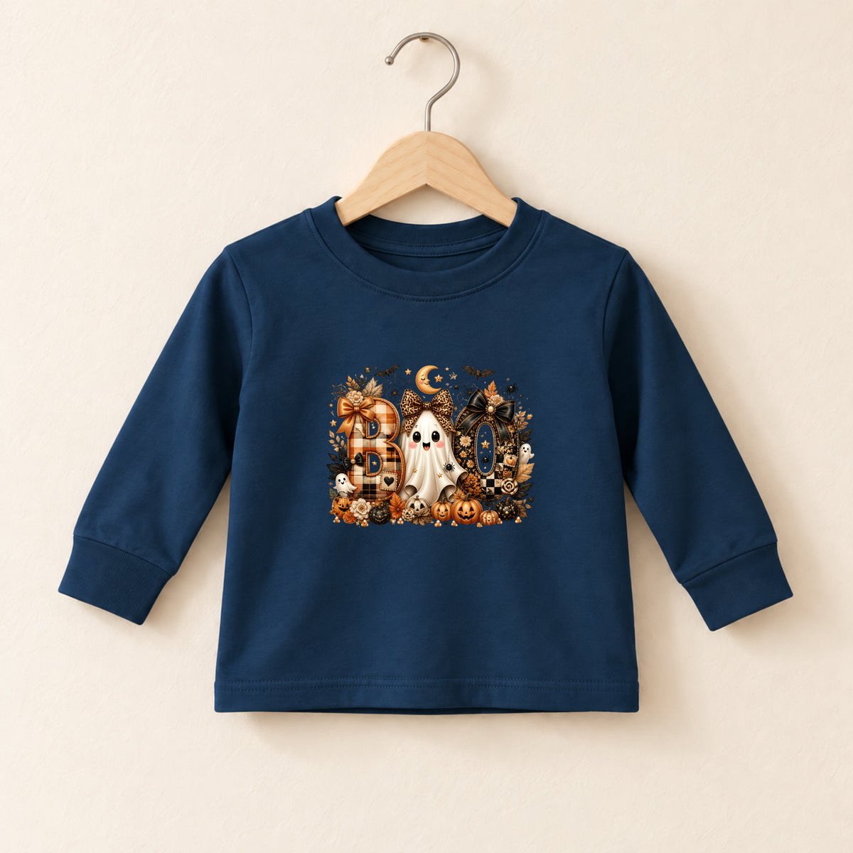 Cute Boo Halloween Long Sleeve – Toddler
