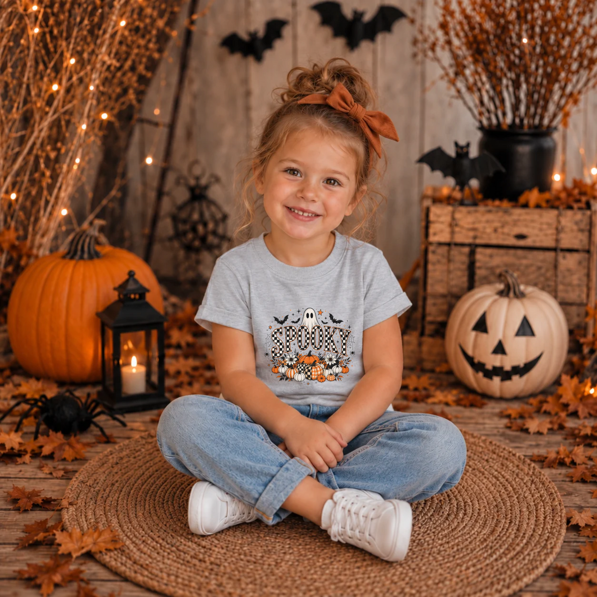 Spooky Ghost Halloween Tee – Toddler