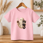 Grumpy Ghost Coffee Halloween Tee – Toddler