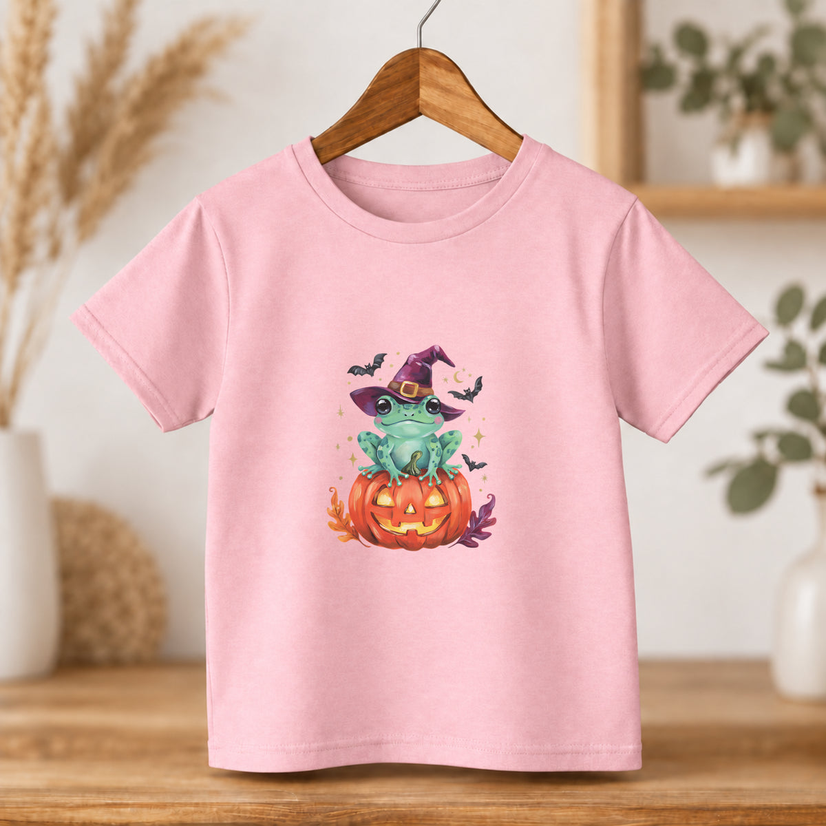 Witch Frog Halloween Tee – Toddler
