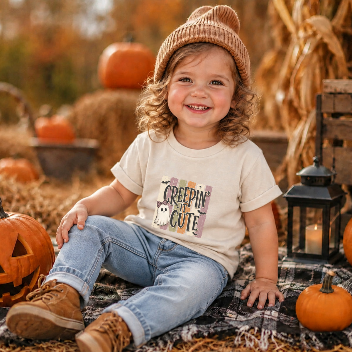 Creepin It Cute Halloween Tee – Toddler