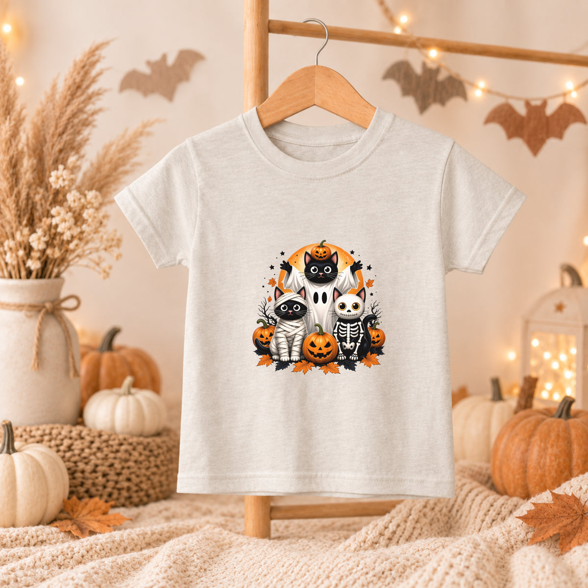 Spooky Cats Halloween Tee – Toddler