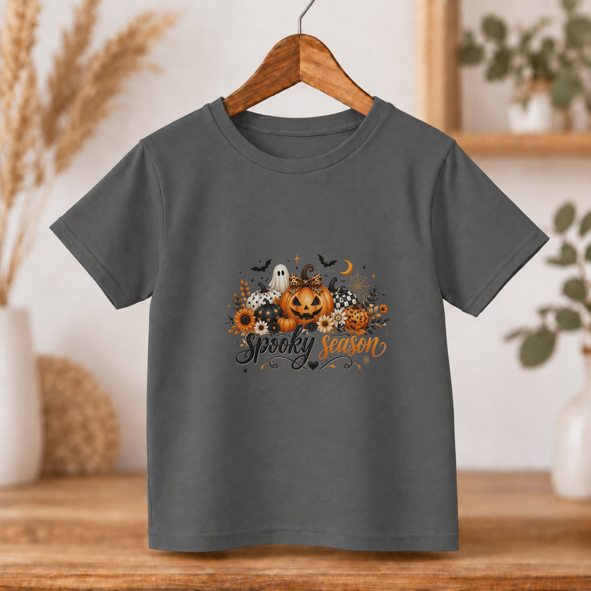 Spooky Season Pumpkin Halloween Tee – Toddler