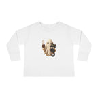 Grumpy Ghost Coffee Halloween Long Sleeve – Toddler