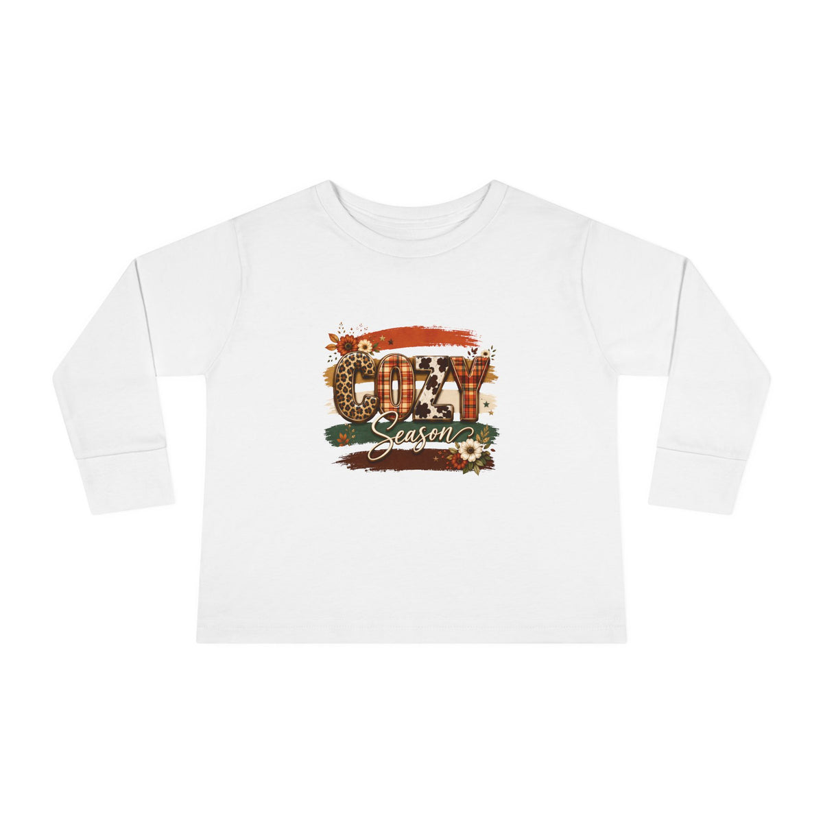 Leopard Cow Print Fall Long Sleeve – Toddler