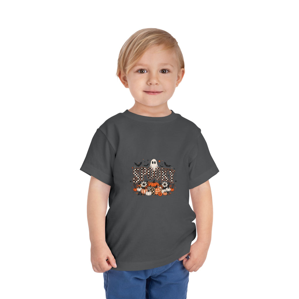 Toddler Spooky Ghost Halloween Graphic Tee