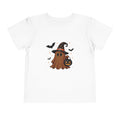 Leopard Ghost Witch Halloween Tee – Toddler