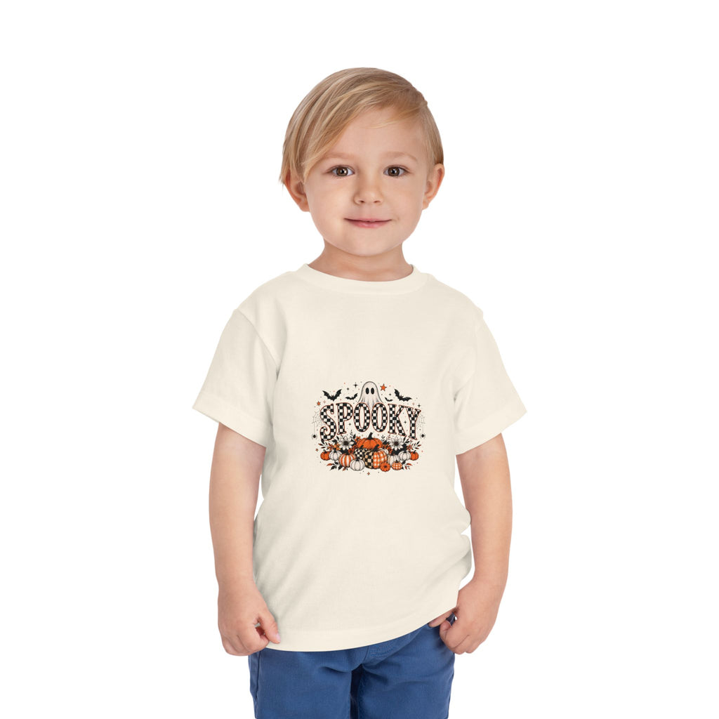 Toddler Spooky Ghost Halloween Graphic Tee