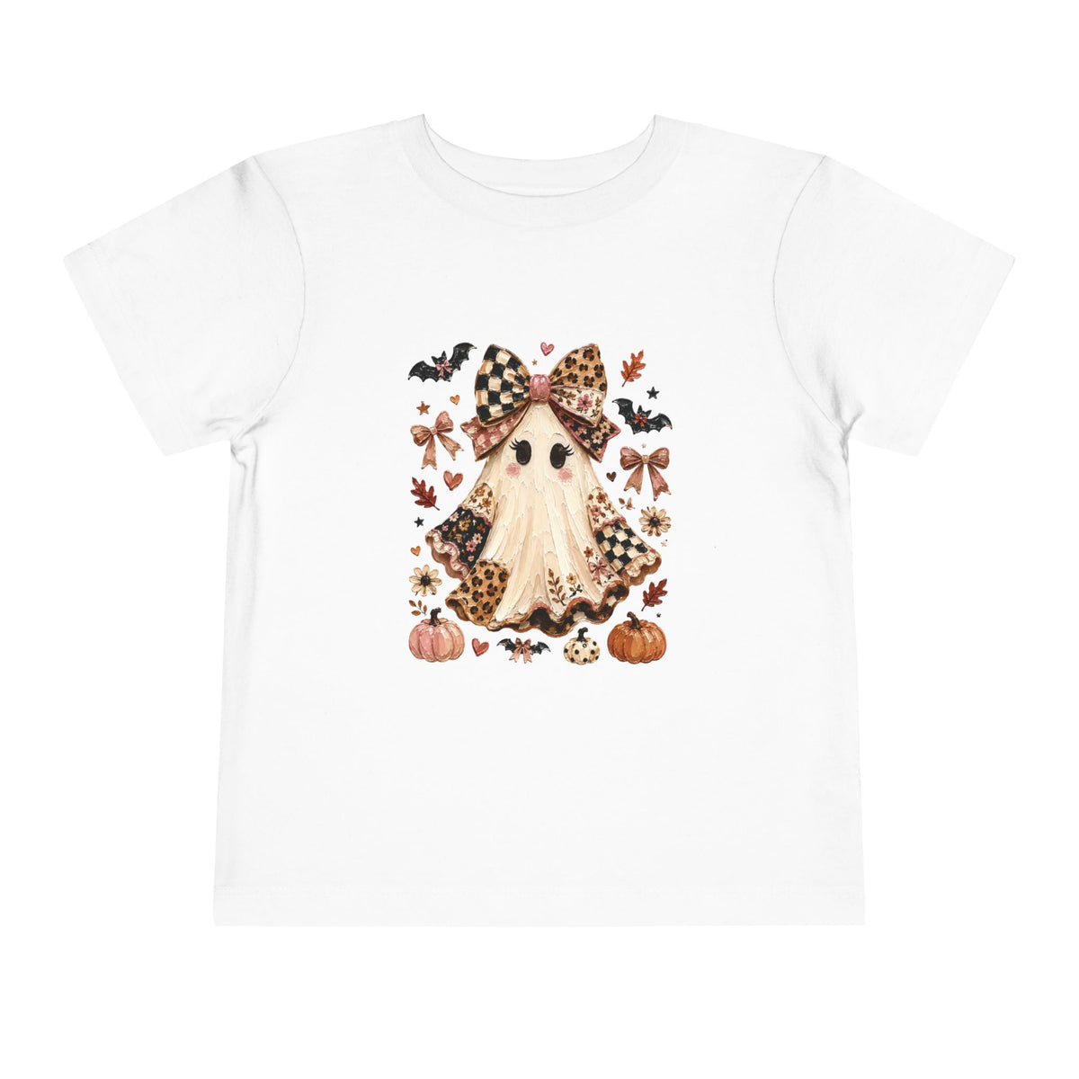 Coquette Ghost Halloween Tee – Toddler