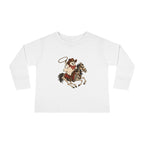 Cowboy Skeleton Horse Halloween Long Sleeve – Toddler