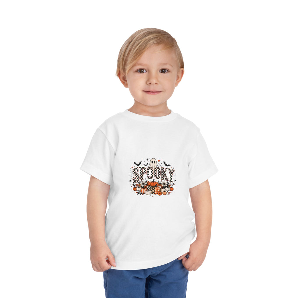 Toddler Spooky Ghost Halloween Graphic Tee