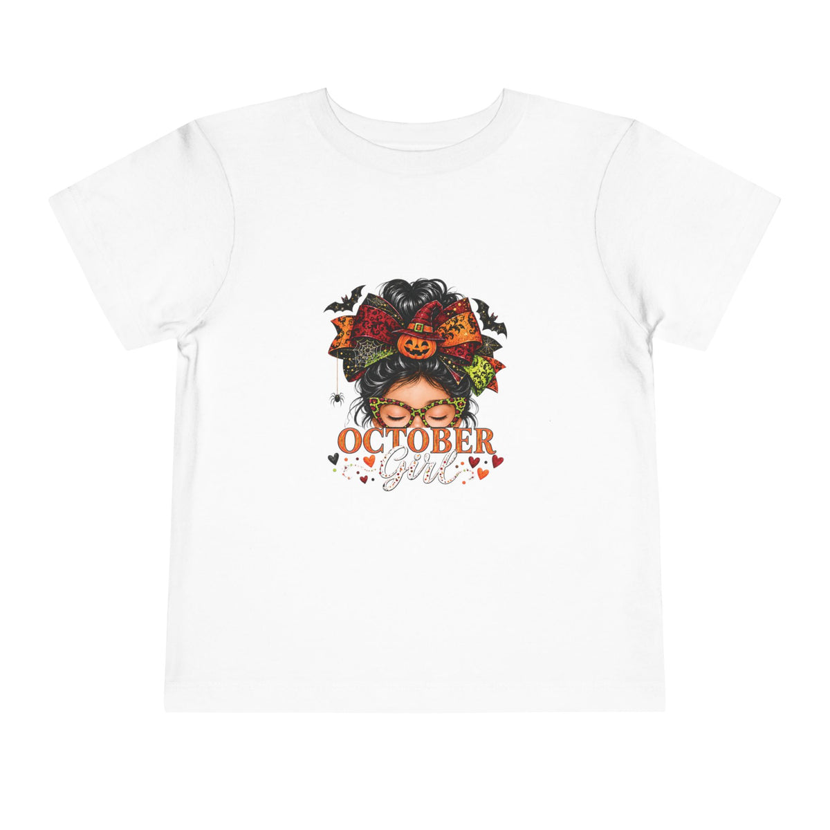 Messy Bun Girl Halloween Tee – Toddler